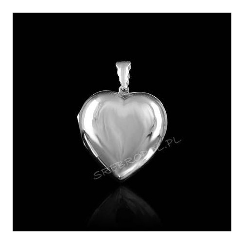 Zawieszka srebrna serce otwierana W-PU JA 39/0