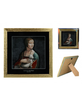 Obrazek - L. da Vinci, Dama z łasiczką (CARMANI)