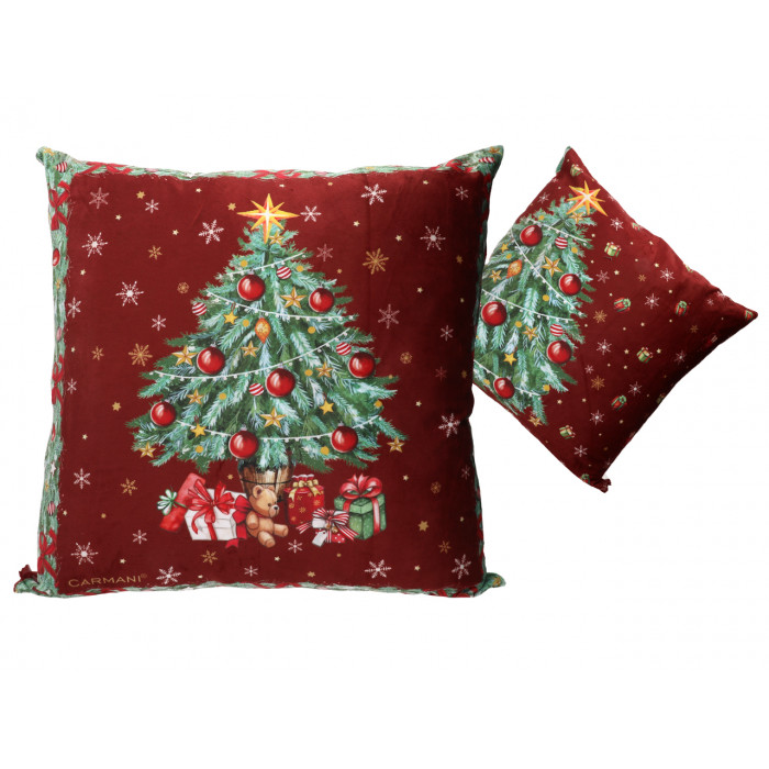 Poduszka z wypełnieniem/suwak - Boże Narodzenie (CARMANI)