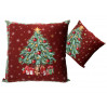 Poduszka z wypełnieniem/suwak - Boże Narodzenie (CARMANI)