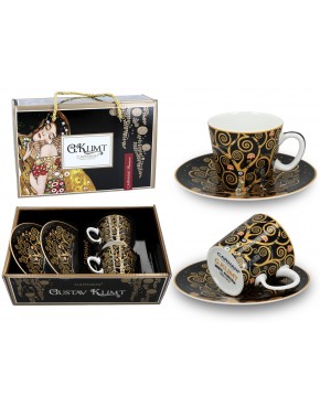 Zestaw 2 filiżanek espresso - G. Klimt, Drzewo życia (CARMANI)