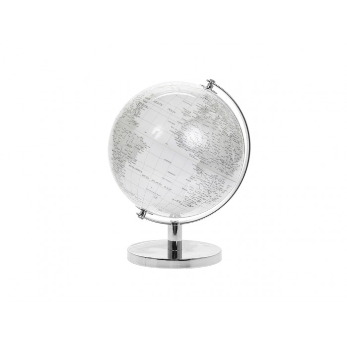 Globus średni - Silver & White