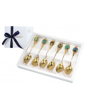 Kpl. 6 łyżeczek - V. van Gogh, mix (CARMANI)