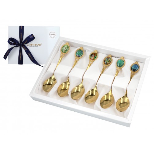 Kpl. 6 łyżeczek - V. van Gogh, mix (CARMANI)