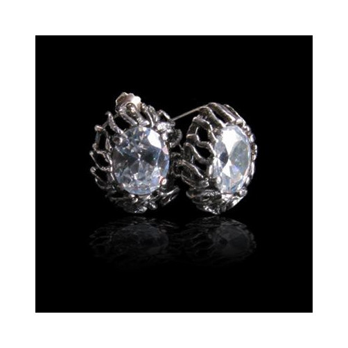 Kolczyki srebrne z cyrkoniami WS 3800 9,3g