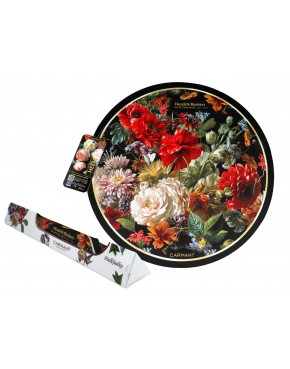 Podkładka na stół okrągła - Kwiaty barokowe (CARMANI) 022-7502
