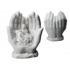 Pieta w dłoniach -alabaster grecki 395-0264