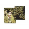 Lusterko w etui - G. Klimt, Pocałunek i Drzewo życia (CARMANI) 181-7100