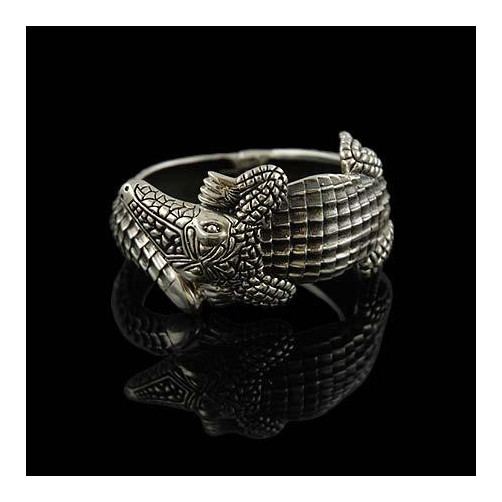 Bransoletka srebrna krokodyl 260/T 62.9g