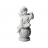 Aniołek siedzący na kuli - alabaster grecki 395-0637