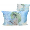 Poduszka z wypełnieniem/suwak (duża) - Claude Monet, Kobieta z parasolką (CARMANI) 023-8412