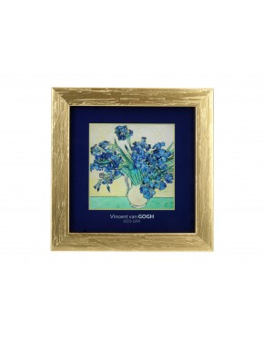 Obrazek - V. van Gogh, Irysy, złota ramka (CARMANI) 262-9107