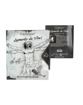 Kpl. 4 podkładek korkowych - L. da Vinci (CARMANI) 022-4004