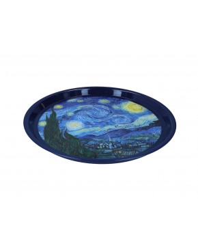 Taca antypoślizgowa okrągła - V. van Gogh, Gwiaździsta Noc (CARMANI) 008-1610