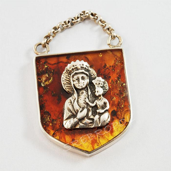 Ryngraf srebrny z bursztynem R SW 94/0 B