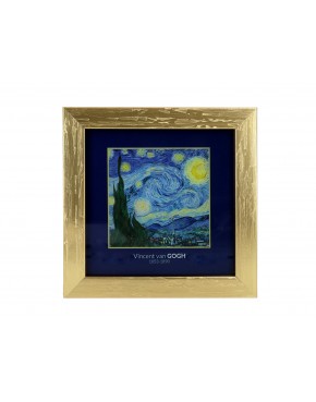 Obrazek - V. van Gogh, Gwiaździsta noc, złota ramka (CARMANI) 262-9108