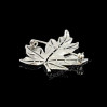 Broszka srebrna liść z markazytami SF 6.9g
