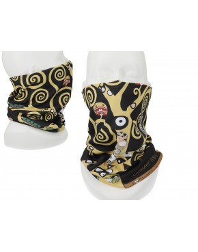 Komin/chusta - G. Klimt, Drzewo życia - alternatywa maseczki (CARMANI) 021-9910