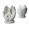 Dłonie - alabaster grecki 395-0613