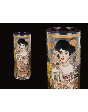 Kieliszek do wódki - G. Klimt. Adele Bloch Bauer I (CARMANI) + komplet 4 podkładek korkowych 841-3105