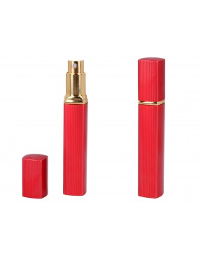 Atomizer - pojemnik karbowany na perfumy/wodę/odświeżacz twarzy/płyn antybakteryjny - czerwony 950-0010