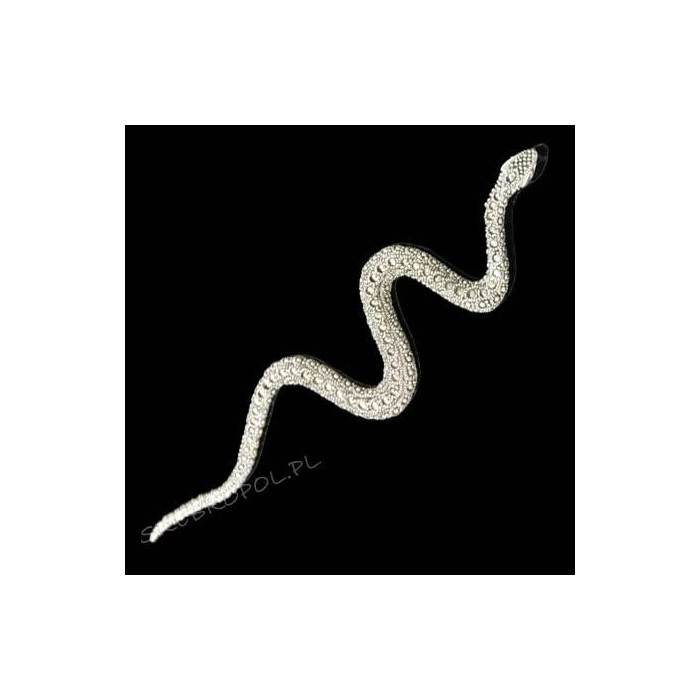 Zawieszka srebrna wąż z markazytami 89/T