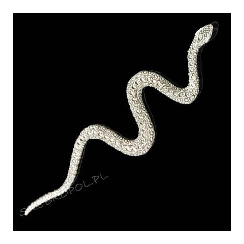 Zawieszka srebrna wąż z markazytami 89/T