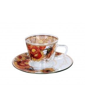 Filiżanka espresso - V. Van Gogh. Słoneczniki (CARMANI) 841-6301