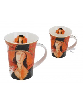 Kubek - A. Modigliani - Kobieta w kapeluszu (CARMANI) 833-8101