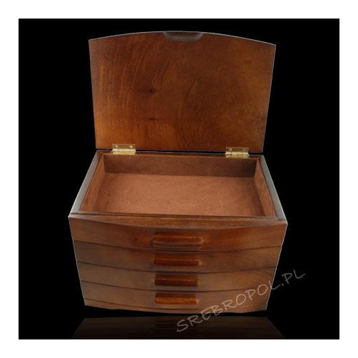 Kasetka drewniana MSY8340 ciemna