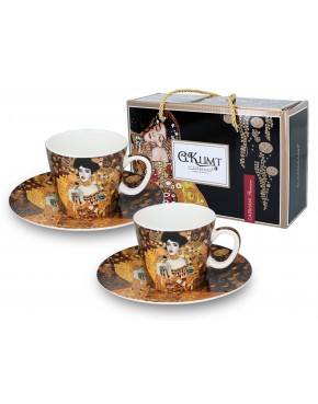 Zestaw 2 filiżanek espresso - G. Klimt, Adela (CARMANI) 532-0305