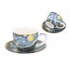 Filiżanka espresso ze spodkiem - V. van Gogh, Gwiaździsta noc (CARMANI) 830-8310