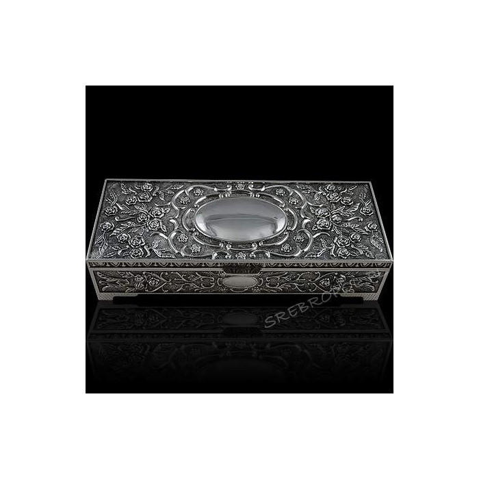 Szkatułka posrebrzana 23545