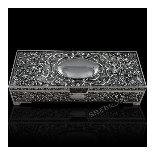 Szkatułka posrebrzana 23545