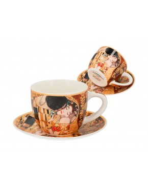 Filiżanka espresso ze spodkiem - G. Klimt, Pocałunek (CARMANI) 532-8301