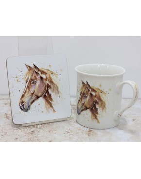 Kubek z podstawką - Country Life Horse 710-3430