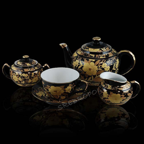 Komplet porcelana japońska Kwiaty SZCZ-15EL-5705-DLH