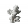 Aniołek grający na tamburynie - alabaster grecki 395-0628