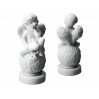Aniołek siedzący na kuli - alabaster grecki 395-0632