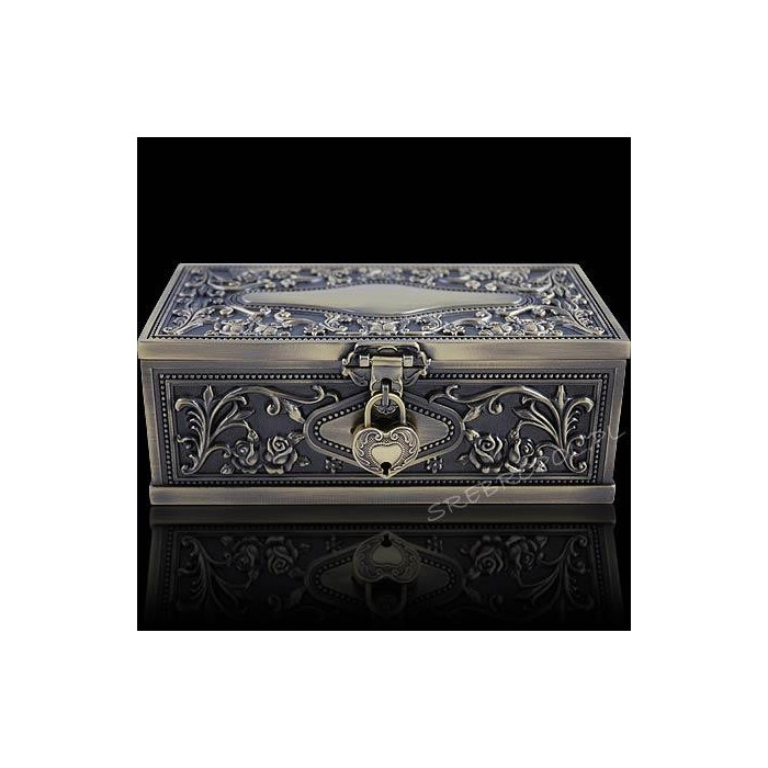 Szkatułka mosiądzowana 461-4444