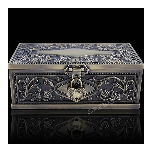 Szkatułka mosiądzowana 461-4444