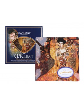Talerz dekoracyjny - G. Klimt, Adela 13x13cm 198-1402