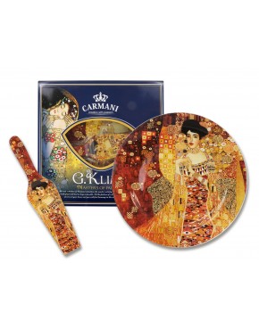 Talerz deserowy z łopatką - G.Klimt, Adela śr.30cm 198-1715