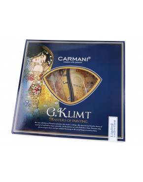 Talerz dekoracyjny - G. Klimt, Adela + Pocałunek 198-7022