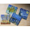 Kpl. 4 podkładek szklanych - V. van Gogh (CARMANI) 195-0150