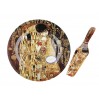 Talerz dekoracyjny z łopatką - G. Klimt, Pocałunek 198-8071