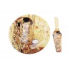 Talerz deserowy z łopatką - G. Klimt, Pocałunek śr.30cm 198-1221