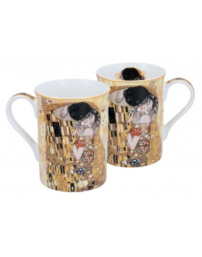 Kubek Classic New - G. Klimt, Pocałunek (kremowe tło, CARMANI) 532-2321