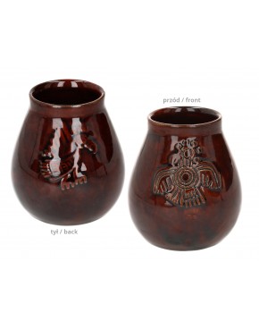 Naczynie Ceramiczne do Yerby - koniak 100-1039