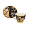 Filiżanka espresso Vanessa - G. Klimt, Pocałunek (CARMANI) 532-0351
